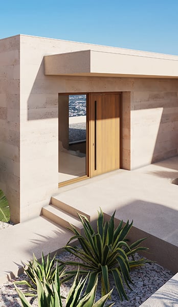 Design of the main entrance